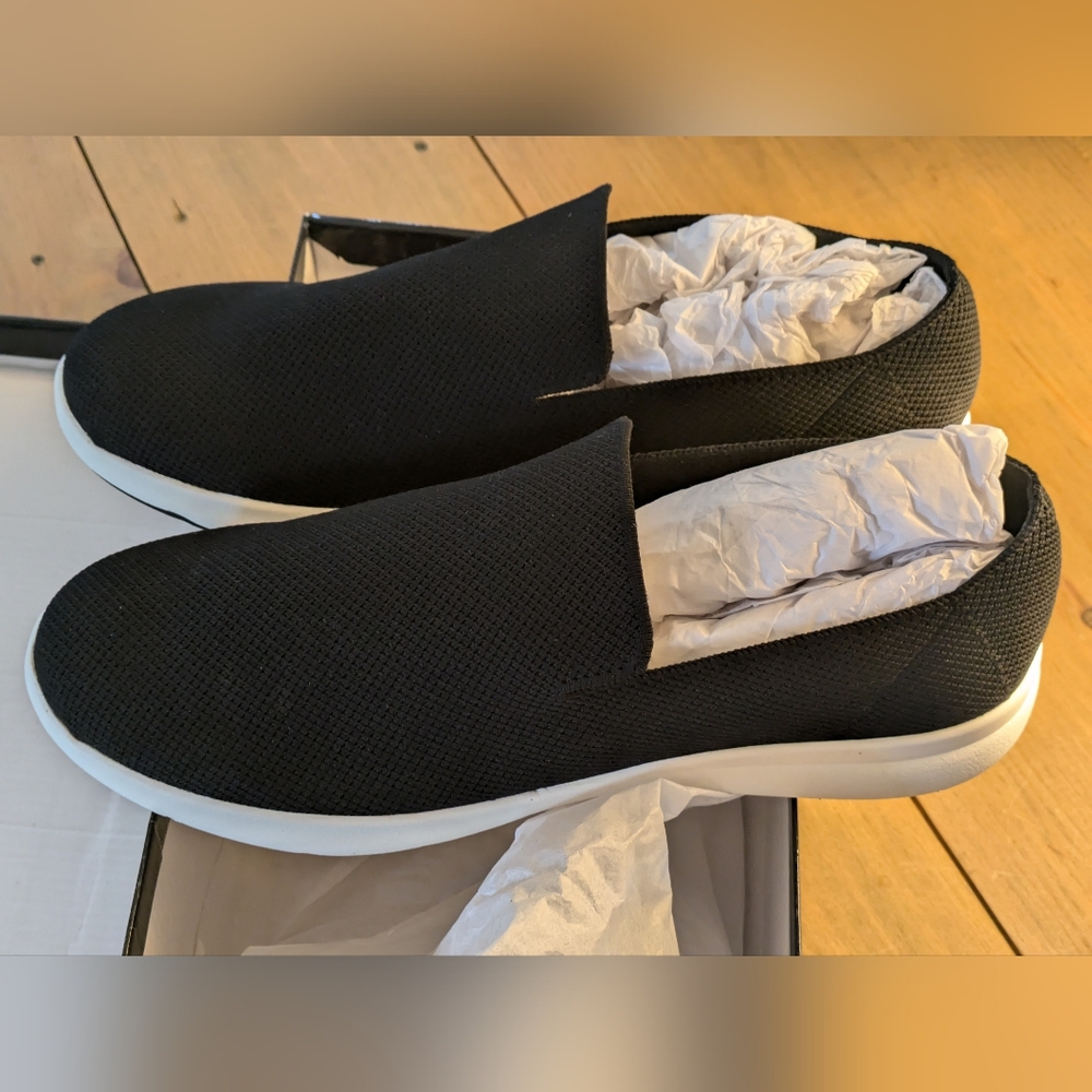 Steve Madden Men's New in Box Tripp Black Fabric Slip-on Loafers in 11